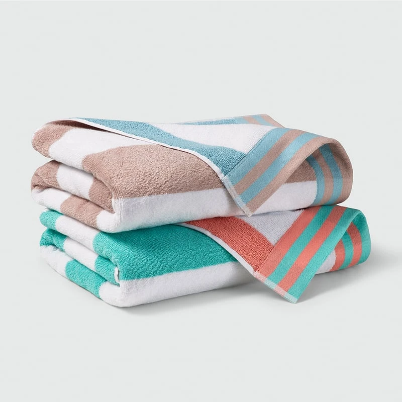 Duet Striped Pool Towels